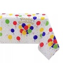 ВИНИЛОВЫЙ МНОГОРАЗОВОЙ КОВРИК ДЛЯ ДНЯ РОЖДЕНИЯ OILEYEN СКАФЕТКА ДЛЯ СТОЛА 137 СМ Х 274 СМ