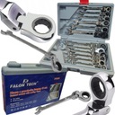 КЛЮЧИ С ТРЕЩОТКОЙ, 8-19ММ, 12 шт., НАБОР КЛЮЧЕЙ