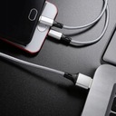 НЕЙЛОНОВЫЙ КАБЕЛЬ 3 В 1 USB-C MICRO USB APPLE LIGHTNING IPHONE IPAD ANDROID 1,2 М