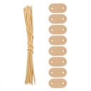 КРЕПЕЖНЫЕ ЭЛЕМЕНТЫ ДЛЯ БАМБУКОВЫХ КОВРИКОВ ПВХ