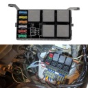 5 ШТУК ПРОЧНЫЕ POJEMNIKI NA ПРЕДОХРАНИТЕЛИ 12V Z 6-DROZNYM SYSTEMEM РЕЛЕ DO LODZI  (18849195708) фото min 11
