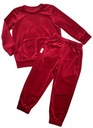Детский велюровый спортивный костюм 128 (7-8 лет) Красный