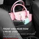 Car Seat Back Storage Bag Leather Handbag Holder