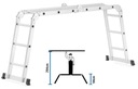 Rebrík Higher 4,5 m hliník 1 x 12 až 150 kg EAN (GTIN) 8595627407445