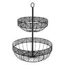 ФРИЗ-УЗОР, 2-Х ЯРУСНАЯ КОРЗИНА ДЛЯ ФРУКТОВ, 2 уровня