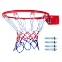 Прочное и долговечное баскетбольное кольцо MASTER с сеткой 45 см.