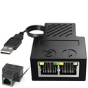 АДАПТЕР Разветвитель 1 на 2x Rj45 Rj 45 UTP FTP