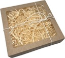 Новогодний подарок картонная коробка с окошком 320х320х50мм 10 шт. БЕСПЛАТНО