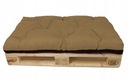Подушка на скамью из ПОДДОНОВ и качелей 120х80 бежевый.