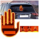 СВЕТОДИОДНАЯ РУЧКА для сигнализации жестов на заднем стекле автомобиля Средний палец