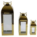 ФОНАРЬ ЗОЛОТЫЕ МЕТАЛЛИЧЕСКИЕ ЛАМПЫ ПОДАРОК ​​3 ШТ.