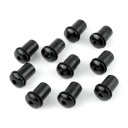 Черные крепежные винты для стекла.