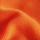 18 x 18 palcov pletenie štvorcový povlak na vankúš plyšová guľa - oranžová Šírka produktu 1 cm