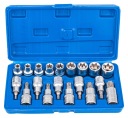 TORX SPLINE 1 2 Торцевые ключи SPLINE 1 2 Торцевые биты Набор из 19 гаечных ключей
