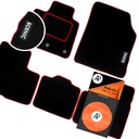 Renault Scenic II толстые велюровые коврики с вышивкой R