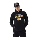 Pánska mikina New Era Team Script OS Hoody Los Angeles Lakers black M Dominujúca farba čierna