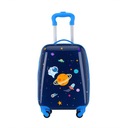 Детский чемодан для ручной клади COSMOS PLANET CABIN ДЕТСКИЙ БАГАЖ 4 КОЛЕСА