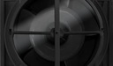Вентилятор для ванной комнаты EBERG ENSO 100 черный, светодиод, датчик влажности + заслонка