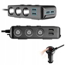 РАЗДЕЛИТЕЛЬ ПРИКУРИВАТЕЛЯ 12/24В 4x USB QC