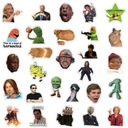 МИКС ПОПУЛЯРНЫЕ МЕМЫ ИНТЕРНЕТ ВОДОНЕПРОНИЦАЕМЫЕ НАКЛЕЙКИ НАКЛЕЙКИ ДЛЯ НОУТБУКА 50 шт.