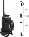 Retevis RT24 Walkie Talkie, Профессиональная рация с наушниками, PMR