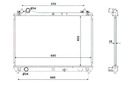 РАДИАТОР SUZUKI GRAND VITARA 2.0 140KM 2005- NRF