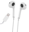 ПРОВОДНЫЕ НАУШНИКИ-ВКЛАДЫШИ + МИКРОФОННЫЙ КАБЕЛЬ Lightning ДЛЯ IPHONE