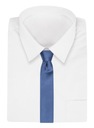 Синий элегантный классический мужской галстук -Angelo di Monti - 7 см