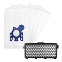 4 мешка + 1 фильтр Hepa для Miele Classic C1 EcoLine