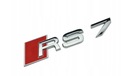 AUDI S7 RS7 EMBLEM SIGN BOOTLID METAL CHROME photo 2 - milautoparts-fr.ukrlive.com