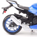 Yamaha YZF-R1 YZFR1 2021 Blue Maisto 1:12 1/12 Model Motocykel 31101 77912 Dominujúca farba odtiene modrej