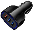 АВТОМОБИЛЬНОЕ ЗАРЯДНОЕ УСТРОЙСТВО ДЛЯ ТЕЛЕФОНА 3A USB QC 3.0 FAST CHARGE 3x USB