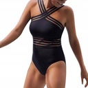 SEXY STRÓJ KOSTIUM KĄPIELOWY MONOKINI PASKI - S