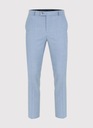 Niebieskie spodnie garniturowe męskie Slim Fit PAKO LORENTE roz. 108/176 Kolor niebieski