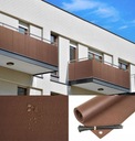 OSŁONA NA BALKON 0,9X3M MATA BRĄZOWA + GRATIS! PL