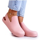 MODNE GUMOWE CHODAKI SANDAŁY RÓŻOWE 39