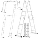Прочная, шарнирно-сочлененная, складная, многофункциональная алюминиевая лестница 4x4 ВЫШЕ