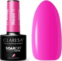 Гибридный лак для ногтей Claresa Neon 1 Neon Pink