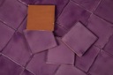 Sada fialových dlaždíc 10x10cm jednofarebných 10 kusov- Lila Deslavado Dĺžka 10.5 cm