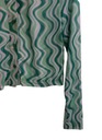Vero Moda zelená sieťovaná košeľa M Veľkosť M