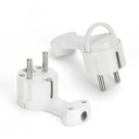 ВИЛКА ПЛОСКАЯ УГЛОВАЯ С РУЧКОЙ, БЕЛАЯ WT-16UP 16A