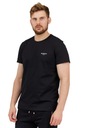 BALMAIN Čierne pánske tričko so zamatovým logom S