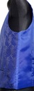 Chabrowa Modrá vesta do obleku s kaskádovou kravatou veľ. 44 Odtieň chrpový
