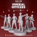 Модель Имперских Офицеров подходит для игры StarWars Legion 5.