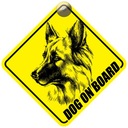 СОБАКА НА БОРТУ - ПРИСОСКА ДЛЯ АВТОМОБИЛЯ - 010