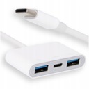 Кабель-переходник USB-C на 2x USB + USB-C для смартфона, ноутбука