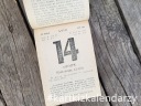 Страница календаря 1962 - 62-й день рождения - 62 года - подарок