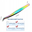 Пинцет для наращивания ресниц, 1 шт.