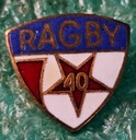 ЗНАК СЛАВИЯ ПРАГА РЕГБИ РАЗДЕЛ 40 ЮБИЛЕЙ - ЭМАЛЬ