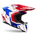 CASCO PARA MOTOCICLETA AIROH TWIST 3 DIZZY BLUE/RED GLOSS CASCO M 